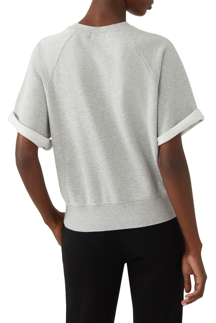 Short-Sleeve Logo Sweatshirt